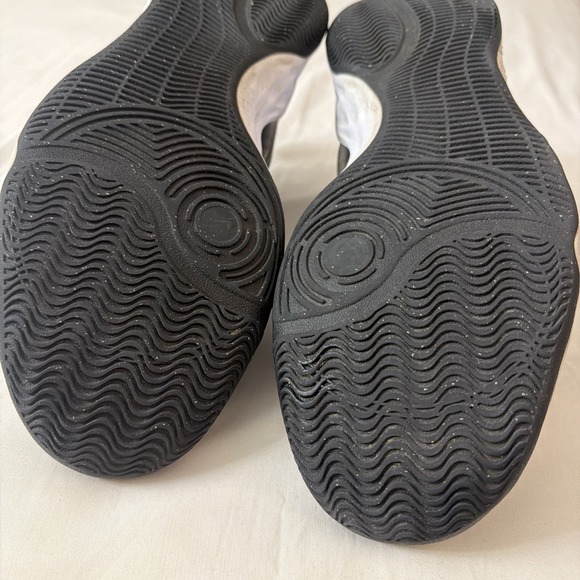 Size 11.5 Nike Fly By Mid 3 Black Metallic Gold Star Gym Shoes Casual Gently Use - Picture 8 of 16